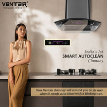 Load image into Gallery viewer, Speed 5G BLDC 60 Voice Enabled Silent Smart Autoclean Chimney (60 cm, 9 Speed Controls, BLDC Technology, 1890 m3/hr)