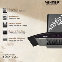 Load image into Gallery viewer, Velocity 5G BLDC Voice Enabled Silent Smart Autoclean Chimney (90 cm, 9 Speed Controls, BLDC Technology, 1890 m3/hr)