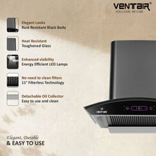 Load image into Gallery viewer, Speed 5G BLDC 60 Voice Enabled Silent Smart Autoclean Chimney (60 cm, 9 Speed Controls, BLDC Technology, 1890 m3/hr)