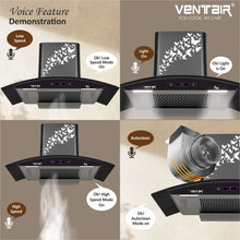 Load image into Gallery viewer, Velocity 5G BLDC Voice Enabled Silent Smart Autoclean Chimney (90 cm, 9 Speed Controls, BLDC Technology, 1890 m3/hr)