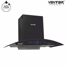 Load image into Gallery viewer, Pluto 90 Auto Clean Chimney (Motion Sensor, 90 cm, 1250 m3h, 11° Filterless Technology)