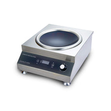Load image into Gallery viewer, Ventair Commercial Induction 5000 W (Wok Style, Feather Touch Control, Preset Timer, Auto Cut-Off, High Power Induction Stove, 1 Year Warranty)
