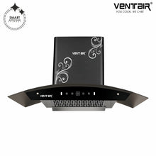 Load image into Gallery viewer, Titanium 90 Smart Auto Clean Chimney (Motion Sensor, 90cm, 1400 m3h, 11° Filterless Technology)