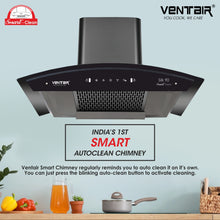 Load image into Gallery viewer, Silk 90 Smart Auto Clean Chimney (Motion Sensor, 90cm, 1400 m3h, 11° Filterless)