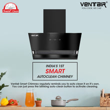 Load image into Gallery viewer, Gem 60 Inclined Smart Auto Clean Chimney (Motion Sensor, 60cm, 1400 m3h, Filterless)