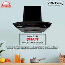 Load image into Gallery viewer, Bharat 5G Music 60 - Voice Enabled Smart Auto Clean Chimney (In-built Bluetooth, 60cm, 1500 m3h, 11° Baffle Filter)