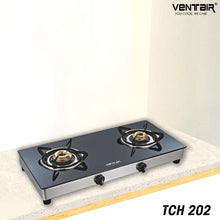 Load image into Gallery viewer, TCH 202 Glass Gas Stove (2 Burner)
