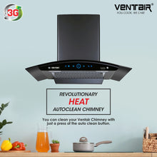 Load image into Gallery viewer, Elantra 90 Auto Clean Chimney (Motion Sensor, 90cm, 1250 m3h, Filterless Technology)