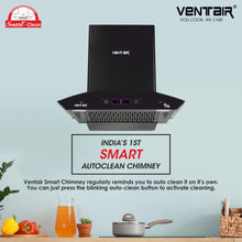 Load image into Gallery viewer, Speed 5G 60 DLX Voice Enabled Chimney (Motion Sensor, 60cm, 1500 m3h, Smart Auto Clean)