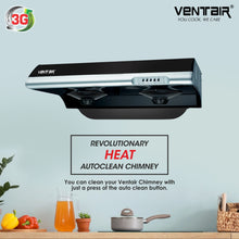 Load image into Gallery viewer, Ocean 3G Auto Clean Chimney (Straight Line Design, 1100 m3h, Filterless)