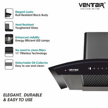 Load image into Gallery viewer, Silk 90 Smart Auto Clean Chimney (Motion Sensor, 90cm, 1400 m3h, 11° Filterless)