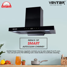 Load image into Gallery viewer, Peace BLDC Silent Smart Autoclean Chimney (9 Speed Controls, BLDC Technology, 1650 m3/hr)