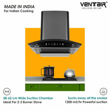 Load image into Gallery viewer, Orchid 3G 60 Smart Auto Clean Chimney (Motion Sensor, 60cm, 1200 m3h, 11° Filterless)