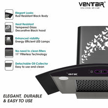 Load image into Gallery viewer, Velocity 5G 90 DLX Voice Enabled Chimney (Smart Auto Clean, 1500 m3h, 11° Filterless)