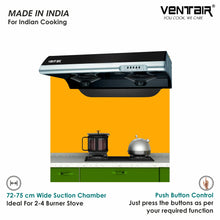 Load image into Gallery viewer, Ocean 3G Auto Clean Chimney (Straight Line Design, 1100 m3h, Filterless)