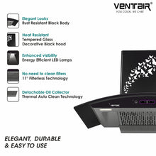 Load image into Gallery viewer, Velocity 5G 90 DLX Voice Enabled Chimney (Smart Auto Clean, 1500 m3h, 11° Filterless)
