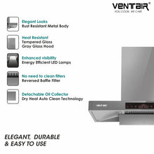 Load image into Gallery viewer, Emerald 90 BLDC Silent Autoclean Chimney (Gray, 9 Speed Controls, BLDC Technology, 1890 m3/hr)