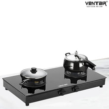 Load image into Gallery viewer, Aura 202 Glass Gas Stove (2 Burners)