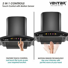 Load image into Gallery viewer, Innova 90 Smart Auto Clean Chimney (Motion Sensor, 90cm, 1400 m3h, 11° Baffle Filter)