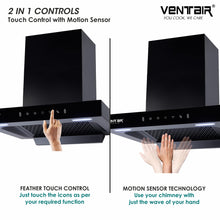 Load image into Gallery viewer, T11 60 Auto Clean Chimney (Motion Sensor, 60cm, 1250 m3h, 11° Filterless)