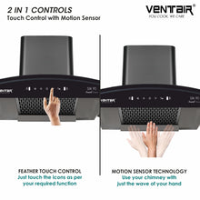 Load image into Gallery viewer, Silk 90 Smart Auto Clean Chimney (Motion Sensor, 90cm, 1400 m3h, 11° Filterless)