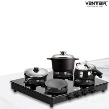 Load image into Gallery viewer, Aura 402 Glass Gas Stove (4 Burners)