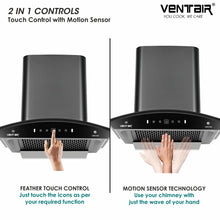 Load image into Gallery viewer, Orchid 3G 60 Smart Auto Clean Chimney (Motion Sensor, 60cm, 1200 m3h, 11° Filterless)