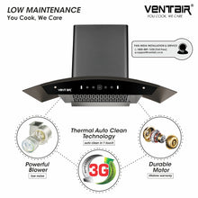 Load image into Gallery viewer, Style 90 Smart Auto Clean Chimney (Motion Sensor, 90cm, 1300 m3h, 11° Filterless Technology)
