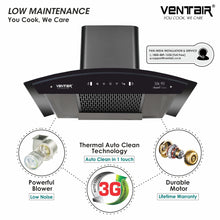 Load image into Gallery viewer, Silk 90 Smart Auto Clean Chimney (Motion Sensor, 90cm, 1400 m3h, 11° Filterless)