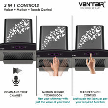 Load image into Gallery viewer, Velocity 5G 90 DLX Voice Enabled Chimney (Smart Auto Clean, 1500 m3h, 11° Filterless)