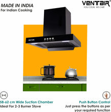 Load image into Gallery viewer, Fawn Auto Clean Chimney (Push Button Control, 60cm,1200 m3h, 11° Filterless)