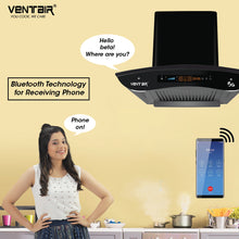Load image into Gallery viewer, Bharat 5G Music 60 - Voice Enabled Smart Auto Clean Chimney (In-built Bluetooth, 60cm, 1500 m3h, 11° Baffle Filter)