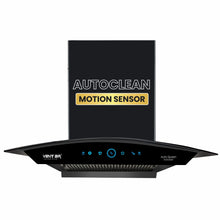 Load image into Gallery viewer, Auto Queen Auto Clean Chimney (Motion Sensor, 60cm, 1200 m3h, 11° Filterless)