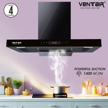 Load image into Gallery viewer, Marvellous Auto Clean Chimney (Motion + Touch, 90cm, 1400 m3h, 11° Filterless Technology)