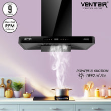 Load image into Gallery viewer, Emerald DLX 90 BLDC Silent Smartclean Chimney (9 Speed Controls, BLDC Technology, 1890 m3/hr)