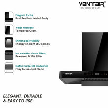 Load image into Gallery viewer, Emerald DLX 90 BLDC Silent Smartclean Chimney (9 Speed Controls, BLDC Technology, 1890 m3/hr)