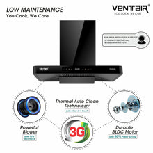 Load image into Gallery viewer, Emerald DLX 90 BLDC Silent Smartclean Chimney (9 Speed Controls, BLDC Technology, 1890 m3/hr)