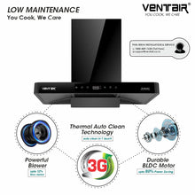 Load image into Gallery viewer, Emerald BK 90 BLDC Silent Smartclean Chimney (9 Speed Controls, BLDC Technology, 1890 m3/hr)