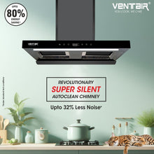 Load image into Gallery viewer, Platinum BLDC Silent Smart Autoclean Chimney (9 Speed Controls, BLDC Technology, 1890 m3/hr)