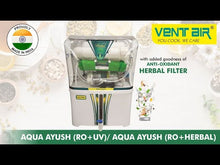 Load and play video in Gallery viewer, Aqua Ayush (RO+Herbal+UV) Water Purifier
