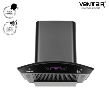 Speed 5G BLDC 60 Voice Enabled Silent Smart Autoclean Chimney (60 cm, 9 Speed Controls, BLDC Technology, 1890 m3/hr)