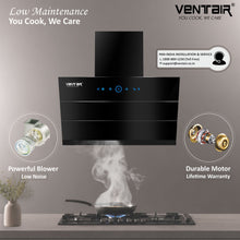 Load image into Gallery viewer, Plasma 60 Smart Auto Clean Chimney (Motion Sensor, 60cm, 1400 m3h, Filterless Technology)

