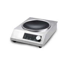 Load image into Gallery viewer, Ventair Commercial Induction 3500 W (Wok Style, Feather Touch Control, Preset Timer, Auto Cut-Off, High Power Induction Stove, 1 Year Warranty)
