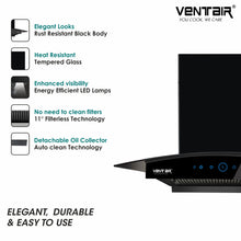 Load image into Gallery viewer, Super 60 Auto Clean Chimney (Motion Sensor, 60cm, 1250 m3h, 11° Filterless)

