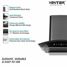 Load image into Gallery viewer, Volvo 60 Smart Auto Clean Chimney (Motion Sensor, 60cm, 1200 m3h, 11° Filterless)
