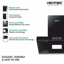 Load image into Gallery viewer, Unicorn 5G Voice Enabled Smart Auto Clean Chimney (90cm,1600 m3h, Filterless Technology)
