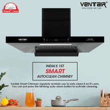 Load image into Gallery viewer, Gentle 90 BLDC Super Silent Smart Autoclean Chimney (90 cm, 9 Speed Controls, BLDC Technology, 1600 m3/hr)
