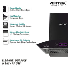 Load image into Gallery viewer, Speed 5G 60 DLX Voice Enabled Chimney (Motion Sensor, 60cm, 1500 m3h, Smart Auto Clean)
