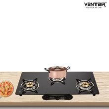 Load image into Gallery viewer, Unik 3B Frameless Glass Gas Stove (3 Burner)
