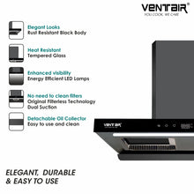 Load image into Gallery viewer, Platinum BLDC Silent Smart Autoclean Chimney (9 Speed Controls, BLDC Technology, 1890 m3/hr)

